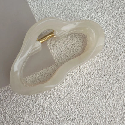 Amber Glow Hair Claw Clips