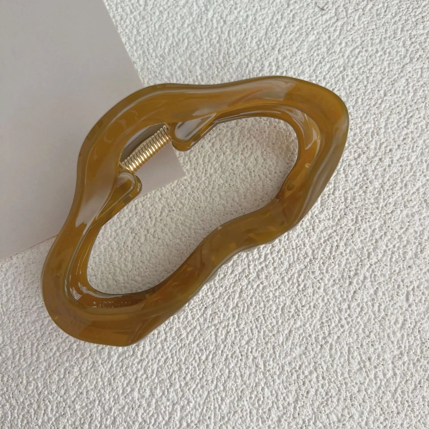 Amber Glow Hair Claw Clips