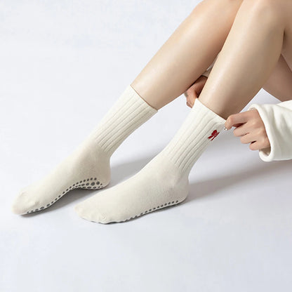 Crimson Berry Stripe Socks