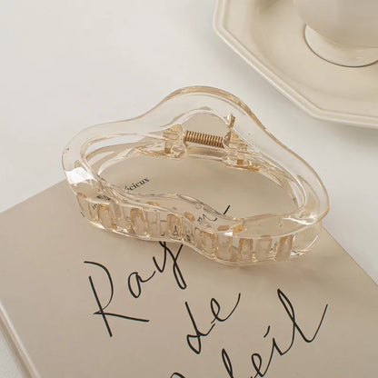 Amber Glow Hair Claw Clips