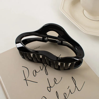 Amber Glow Hair Claw Clips